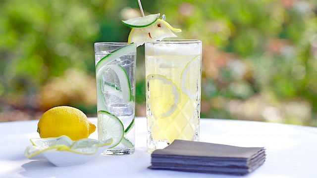 Patenkrug, Oldenburg, Sommerterrasse, Cocktail